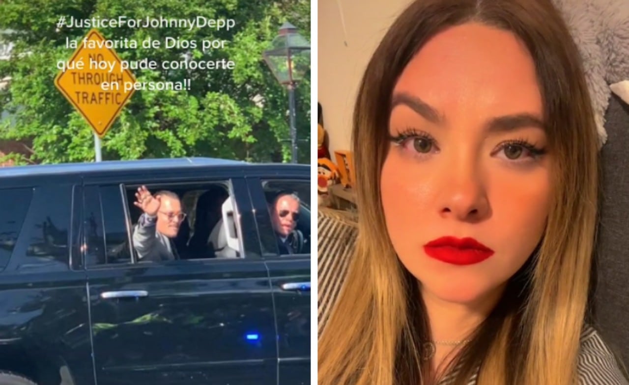 TikTok: Mexicana viaja a Virginia para apoyar a Johnny Depp