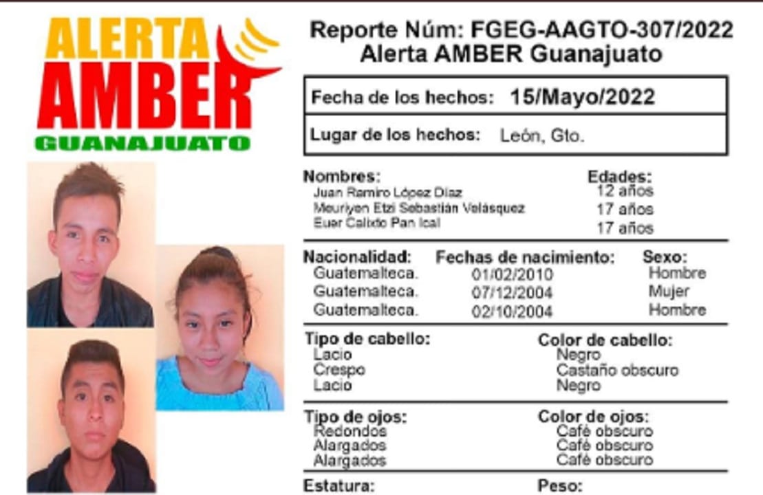 Buscan a 5 menores migrantes desaparecidos en León