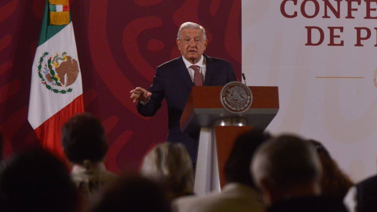 El presidente de México, Andrés Manuel López Obrador, encabezó la conferencia mañanera en Palacio Nacional.