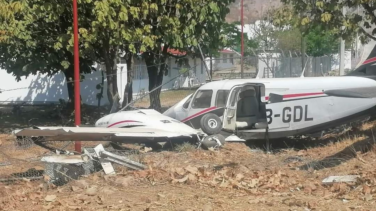 Avioneta de la alcaldesa de Tepic sufre un accidente
