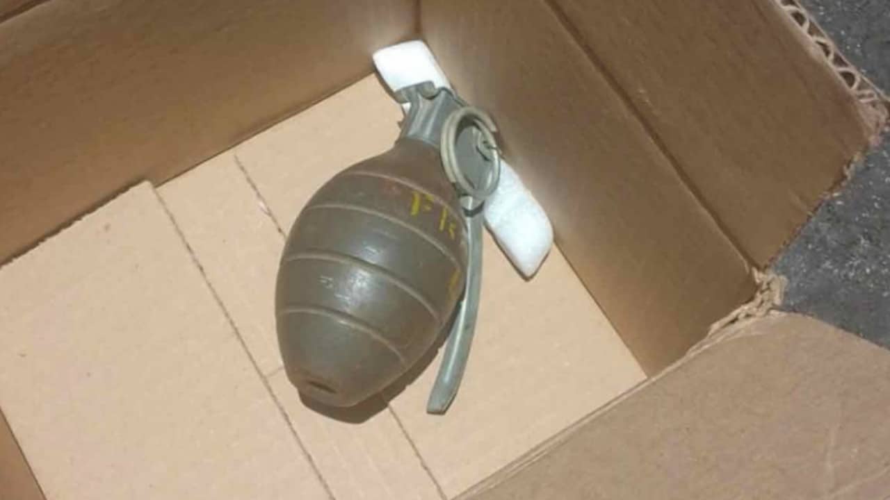  Encuentran una granada dentro de una caja de cartón en un camión de basura de la CDMX (SSC)