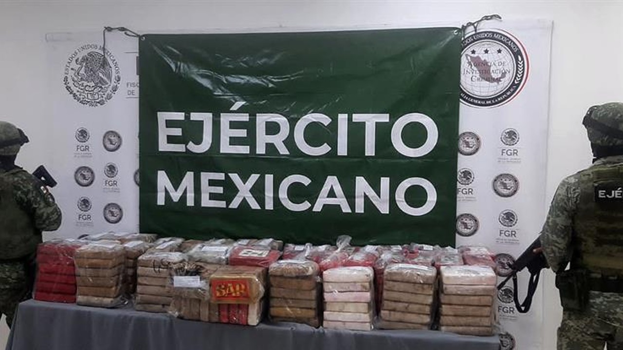 Decomisan 250 kilos de cocaína en Nuevo León.