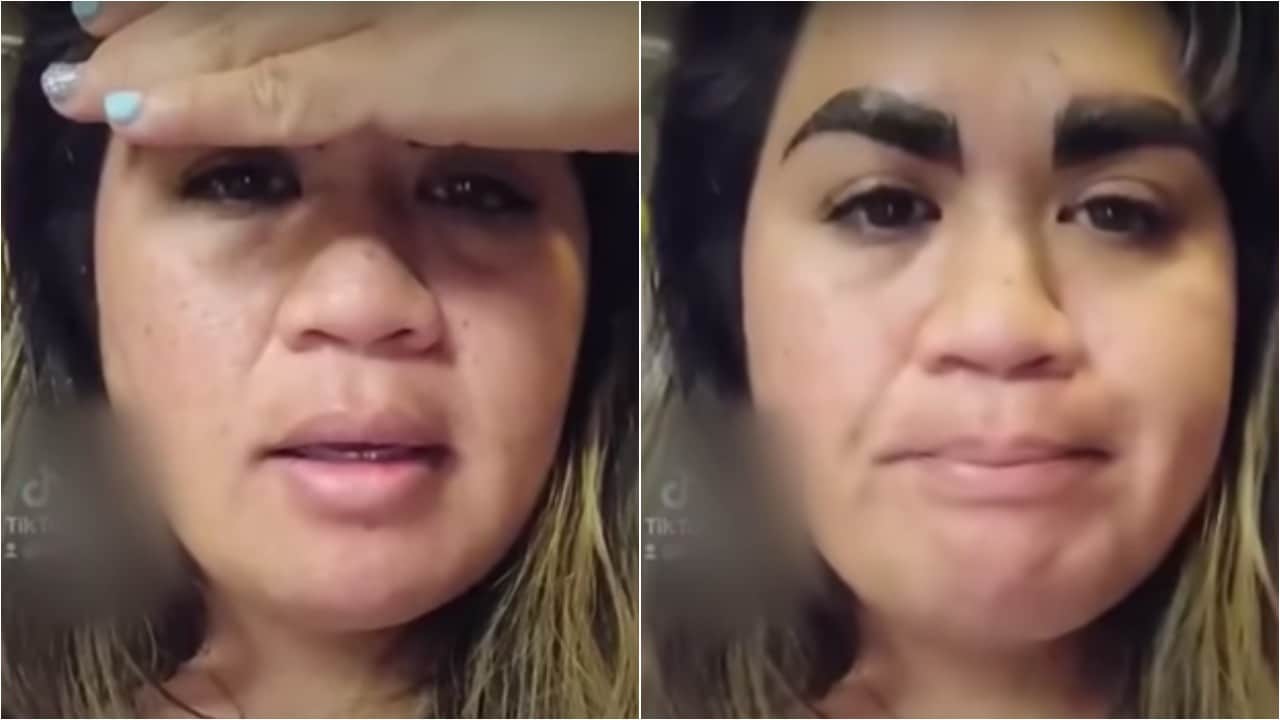 Mujer de Estados Unidos se hace microblading en cara y resultado es viral