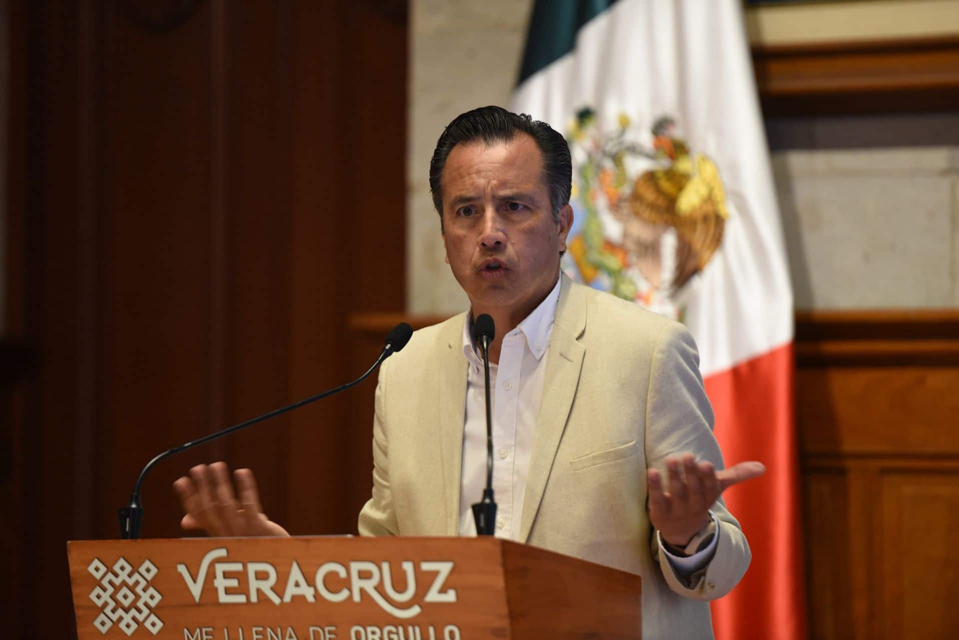 Cuitláhuac García, gobernador de Veracruz, 11 de mayo de 2022 (Cuartoscuro)