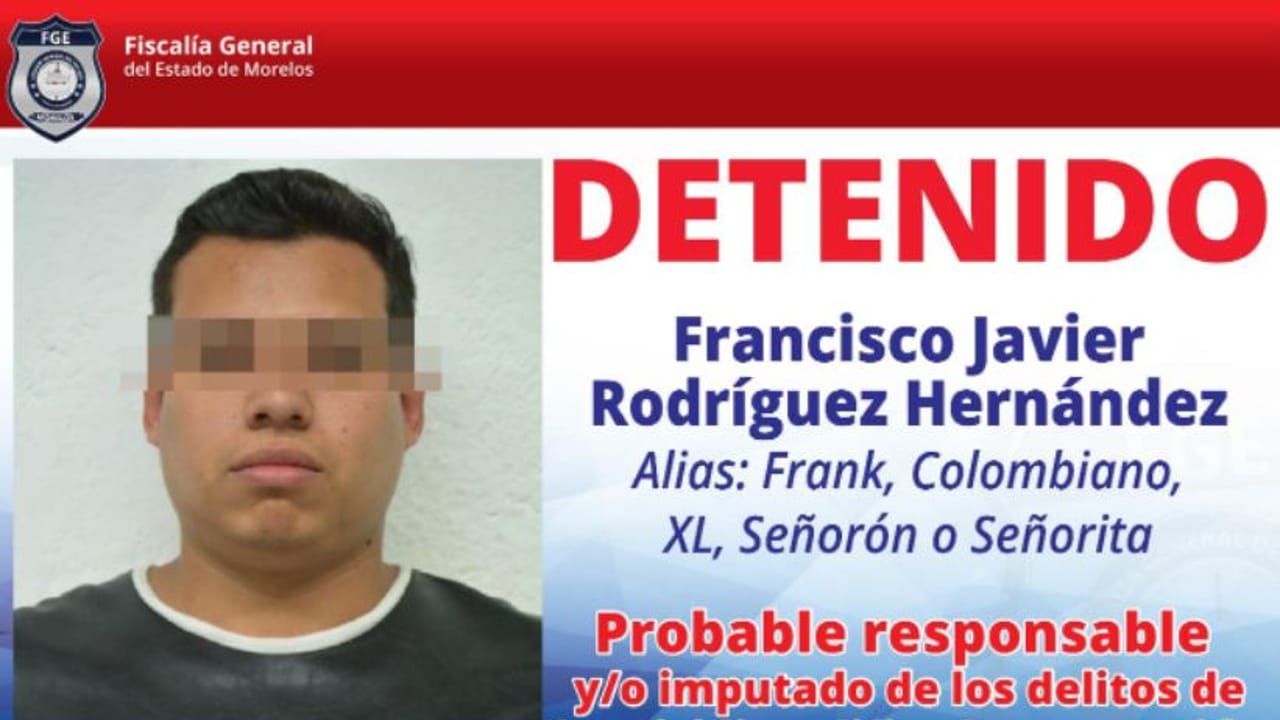 Detienen a 'El Señorón', presunto líder del CJNG en Morelos
