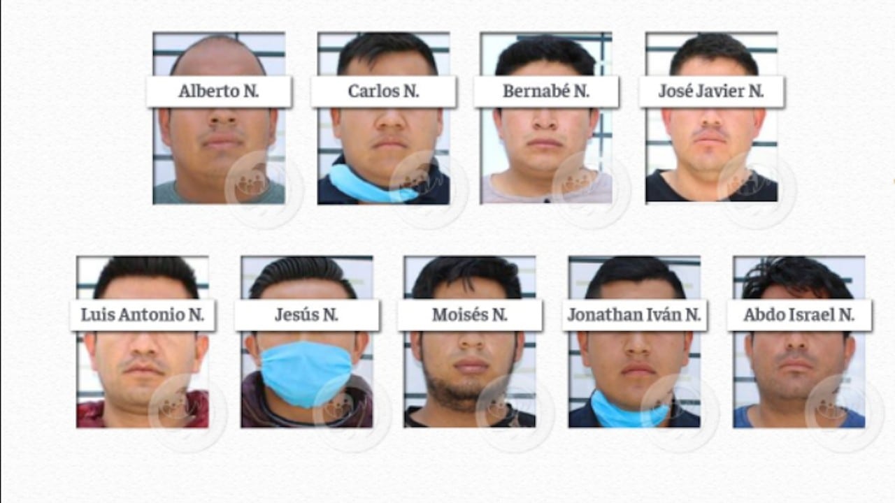 Aprehenden a nueve policías de Puebla acusados por homicidio y otros delitos (Twitter: @FiscaliaPuebla)