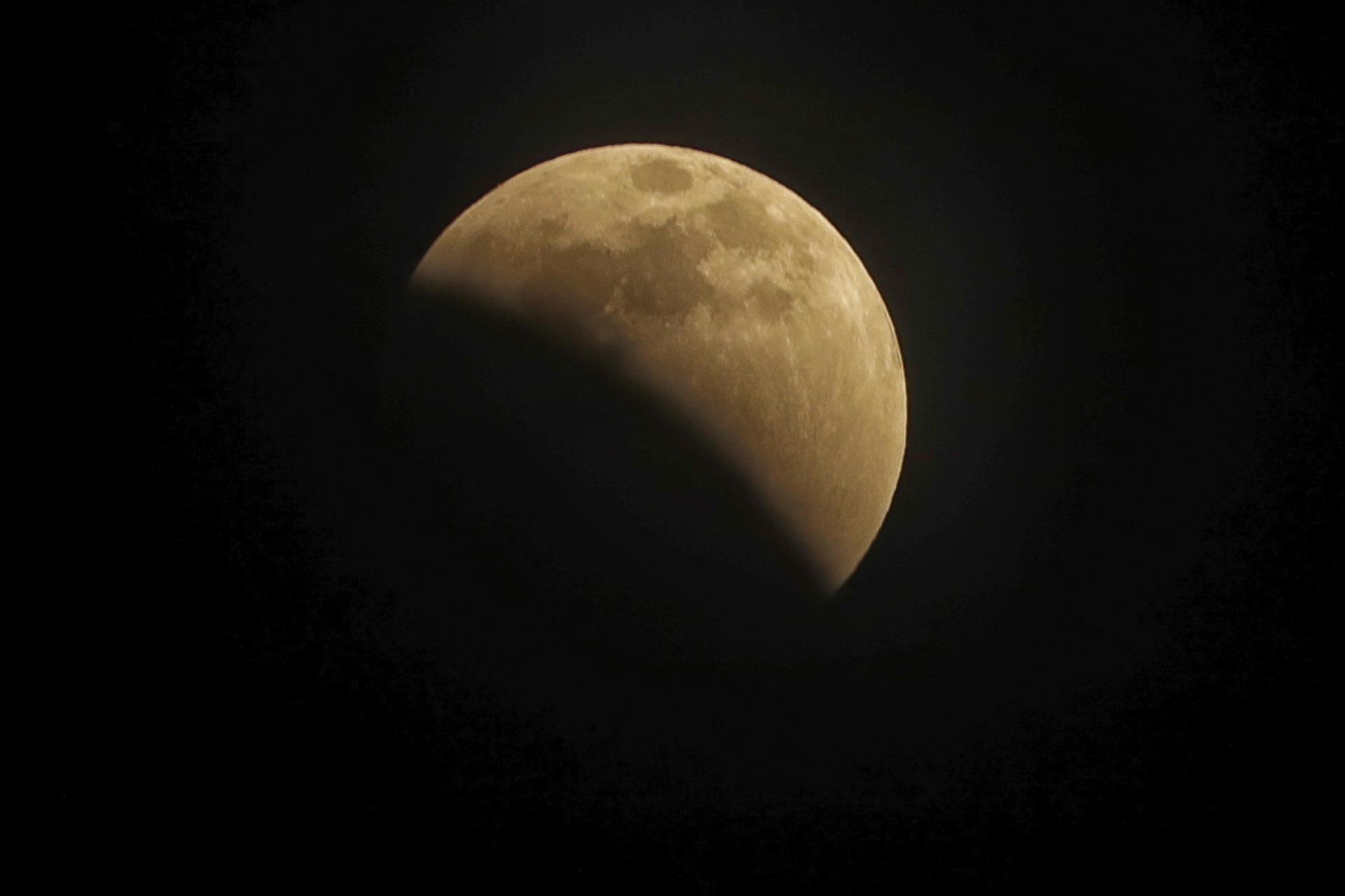 Eclipse de Luna, en Santa Lucía, Honduras