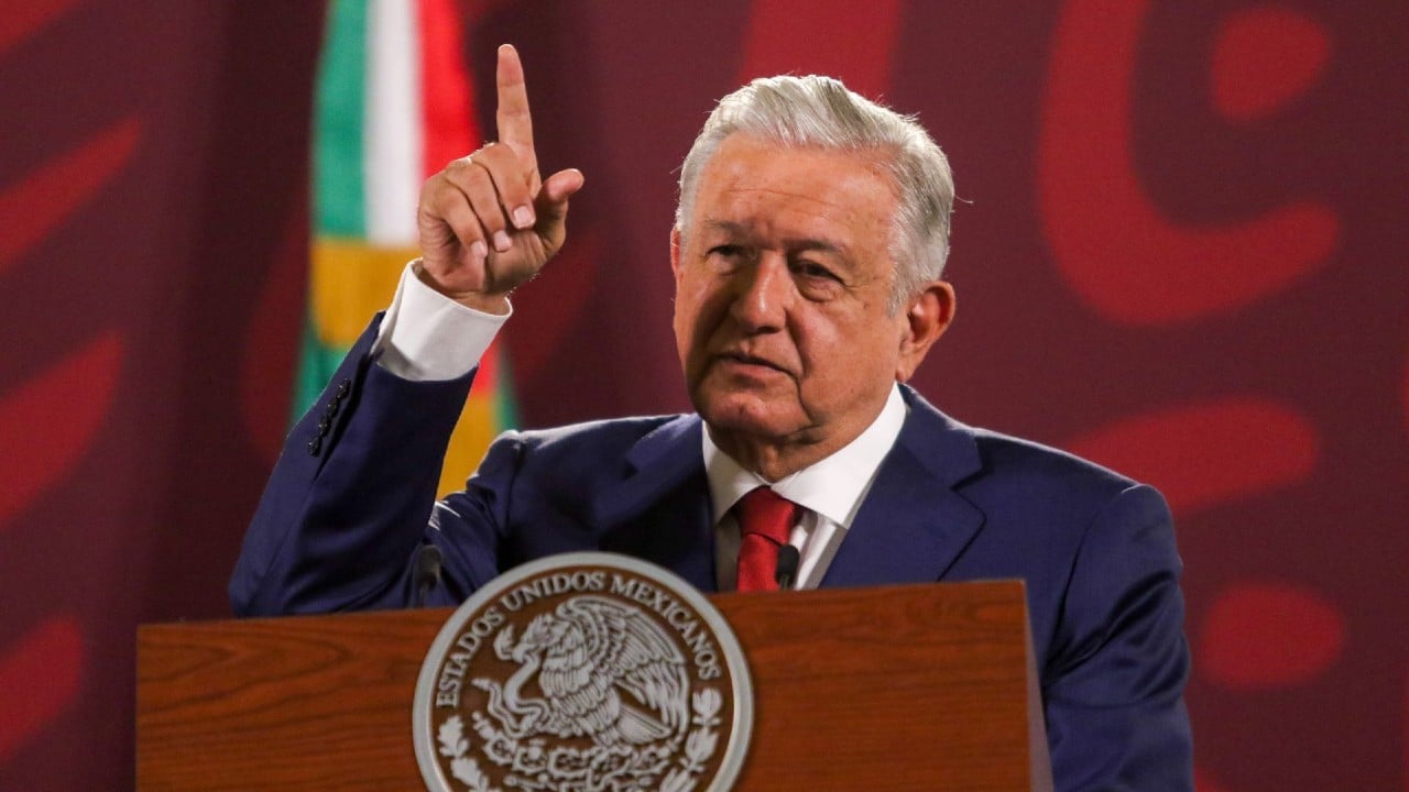 El presidente Andrés Manuel López Obrador, 23 mayo