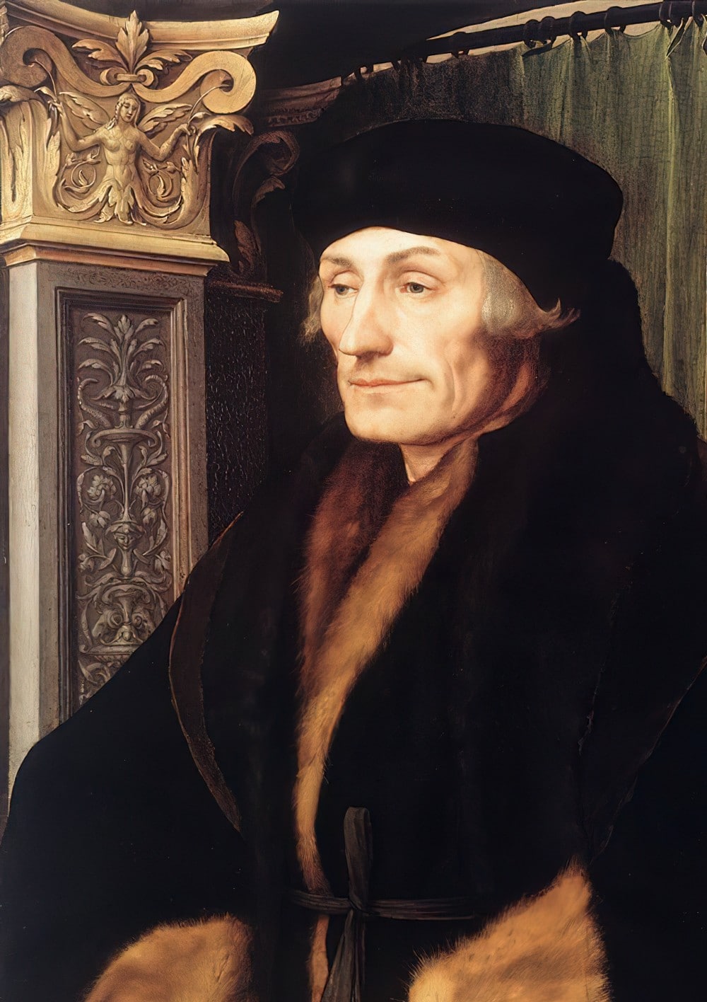 Erasmo, Holbein, filosofía, comedia, sátira, pintura