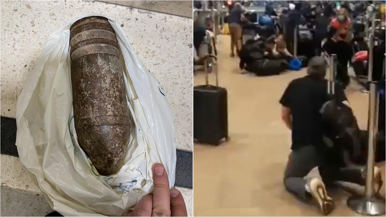 Familia provoca caos en aeropuerto de Israel por querer llevar una bomba