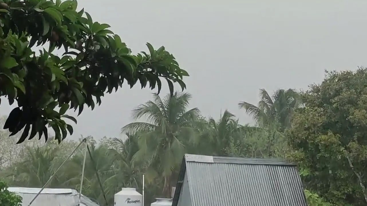Las lluvias provocadas por la onda tropical 1 en Campeche.