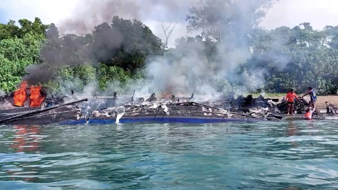 Incendio de barco en Filipinas deja al menos 7 muertos y cuatro desaparecidos