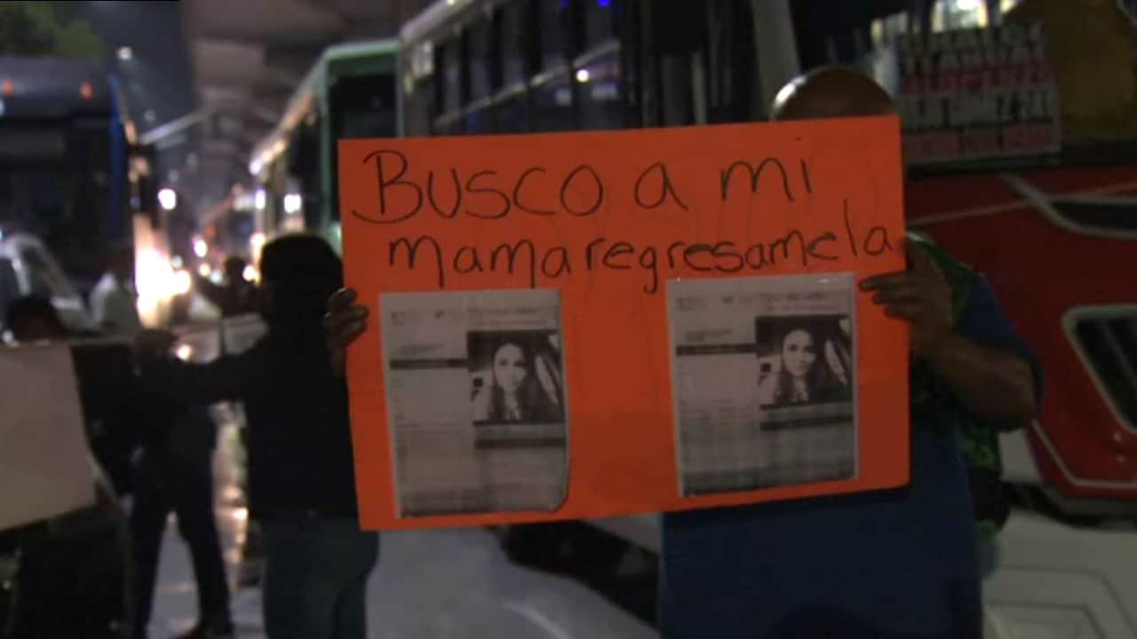 Protestan en la CDMX por la desaparición de la estudiante Karen Itzel