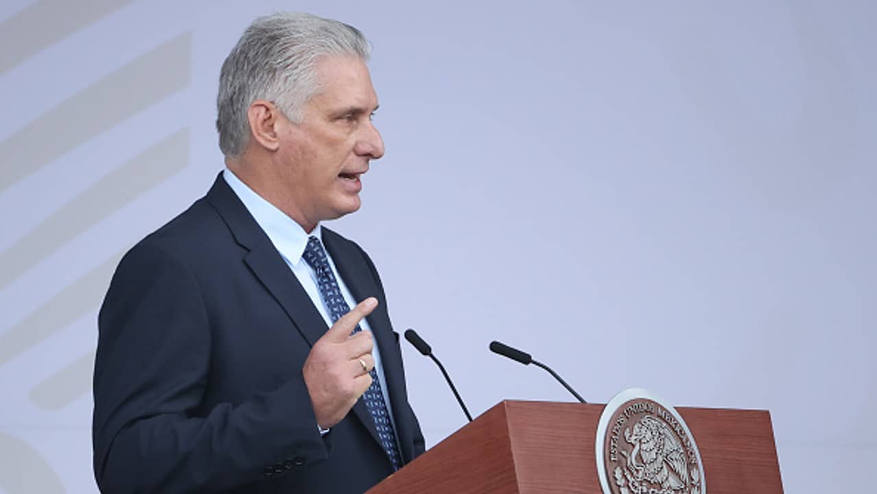 Miguel Díaz-Canel, presidente de Cuba, afirma que visita de AMLO estrechará los lazos de amistad. Fuente: Getty Images, archivo