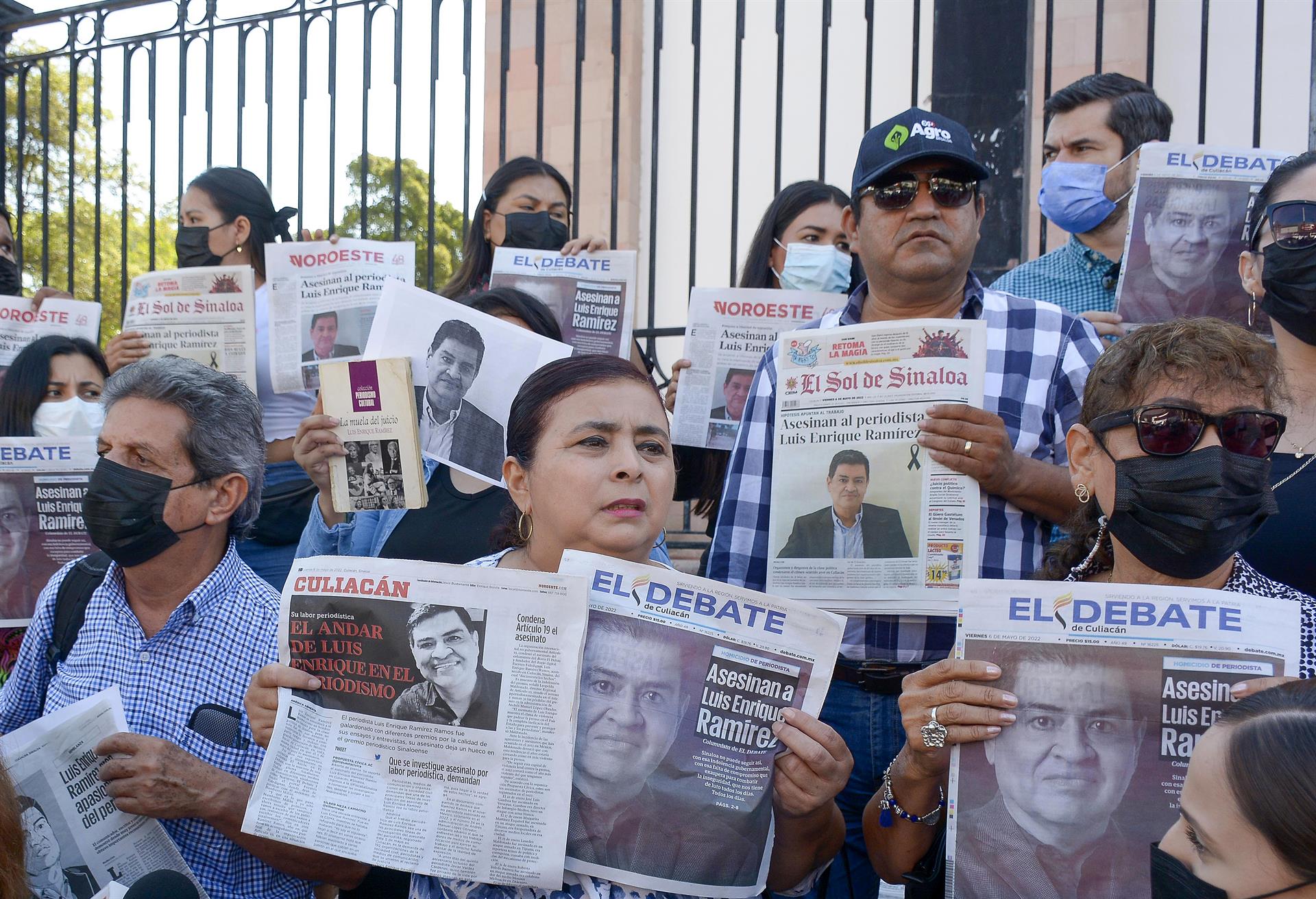 Periodistas protestan por homicidio de Luis Enrique Ramírez