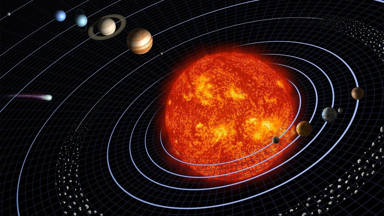 alineación, planetas, astronomía, imagen ilustrativa