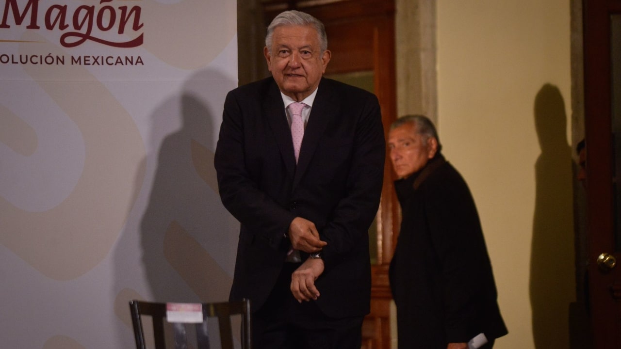 Andrés Manuel López Obrador, presidente de México, encabezó conferencia matutina realizada en Palacio Nacional.