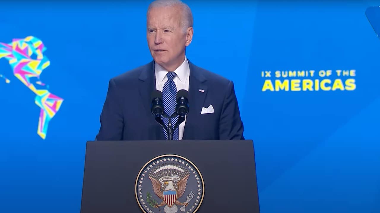 Joe Biden inaugura la Cumbre de las Américas en Los Ángeles, 8 de junio de 2022 (Departamento de Estado de EUA)