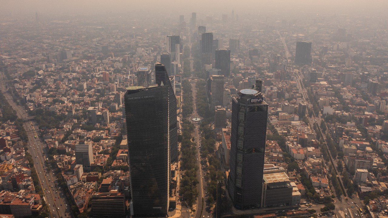 Contaminación atmosférica en la Ciudad de México (Getty Images)