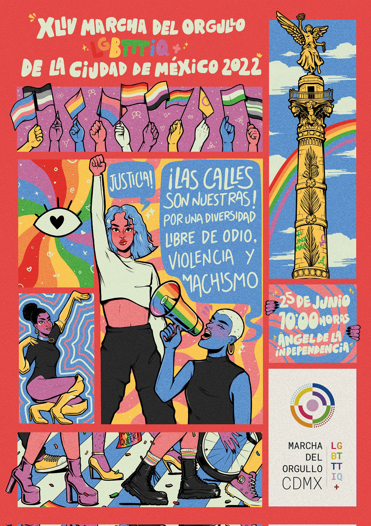 Dónde ver la Marcha del Orgullo LGBT+ 2022 de la CDMX