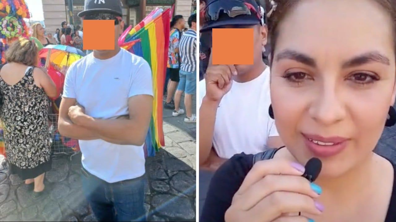 TikTok, homofobia, video viral, marcha gay, captura de pantalla