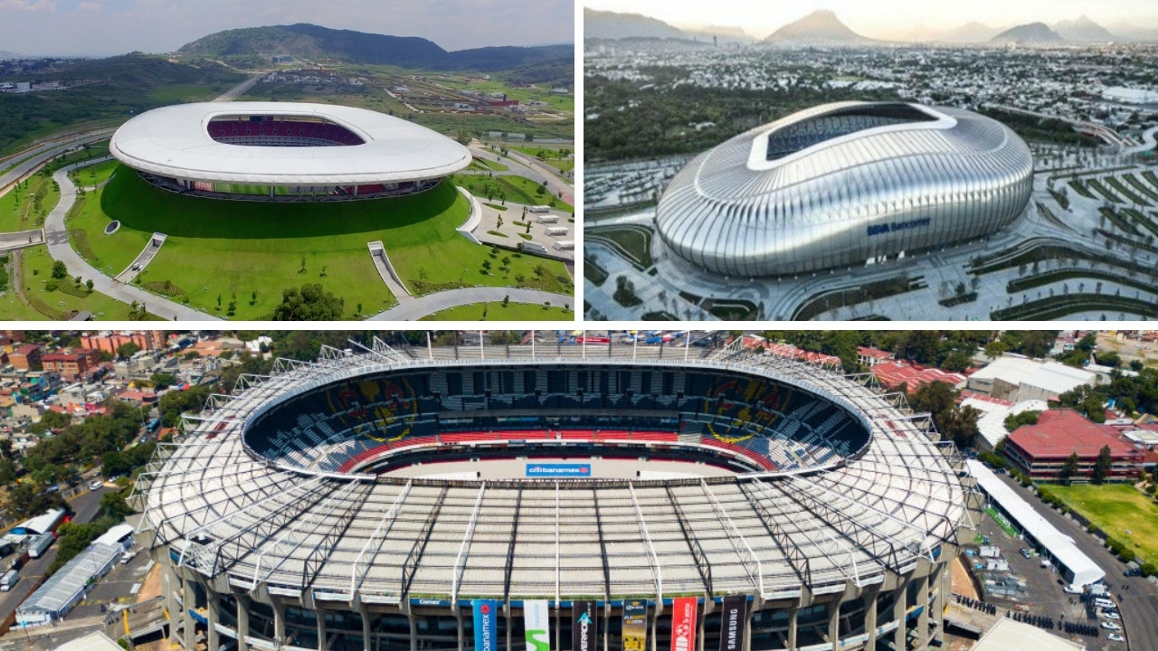 ¿Cuáles son los estadios de México que serán sede del Mundial 2026?.