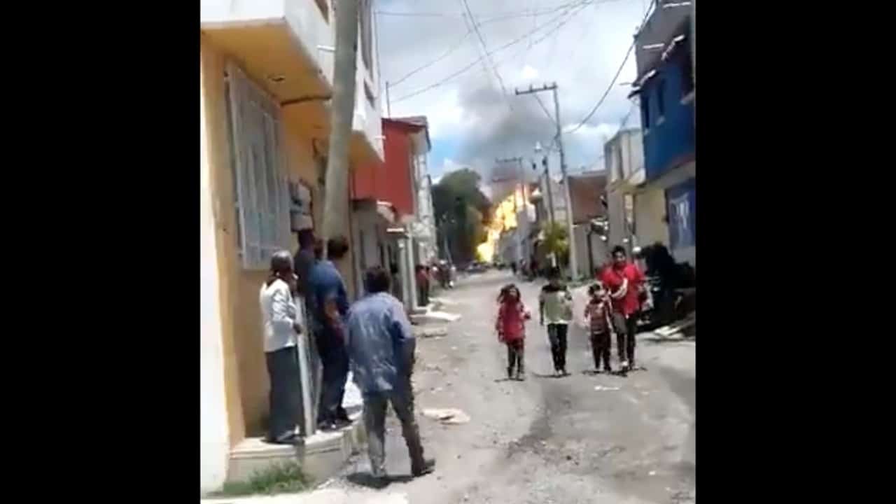 Explosión de tanque de gas en San Martín Texmelucan, Puebla deja 8 lesionados