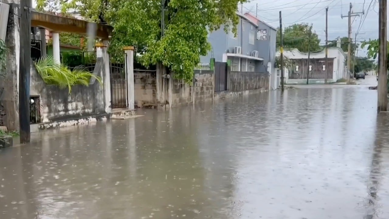Se registran inundaciones en Cancún, Quintana Roo, por lluvias intensas (N+)