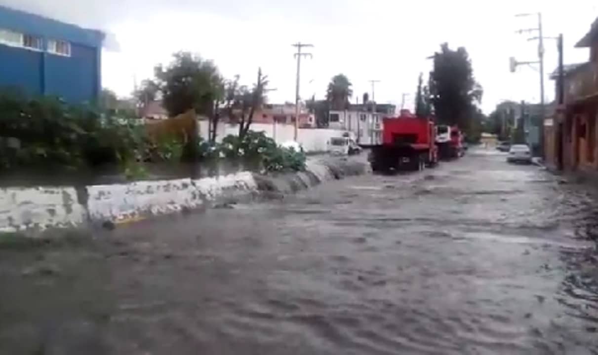 Lluvia en Cuautitlán Izcalli provoca encharcamientos