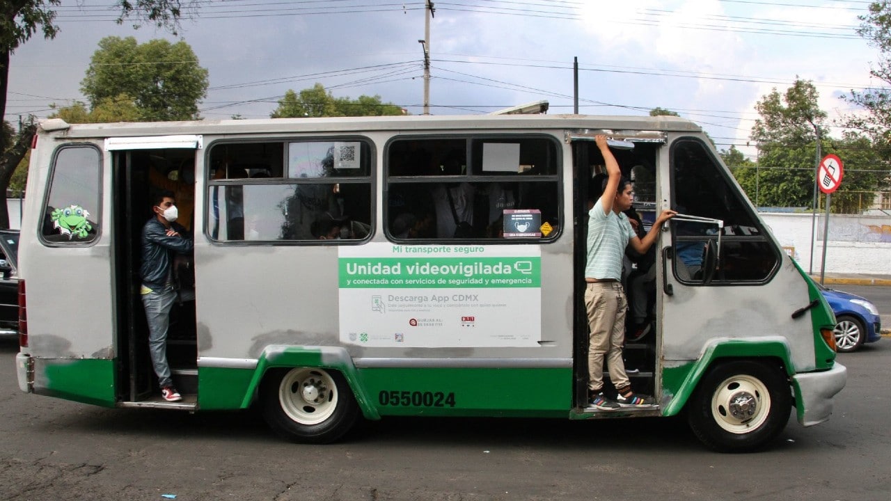 Microbús en la Ciudad de México
