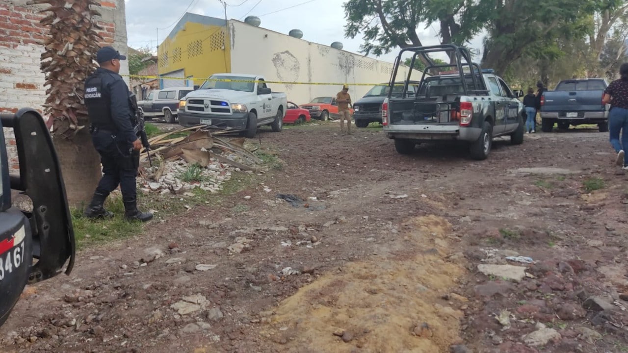 Balacera y persecución en el municipios de Jacona y Zamora, Michoacán (Twitter: @FiscaliaMich)