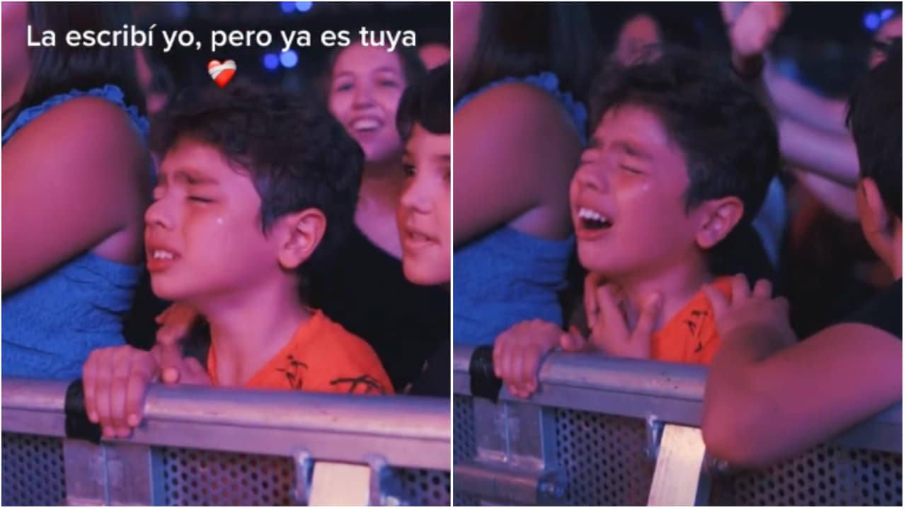 Niño llora durante concierto de Sebastián Yatra y video es viral