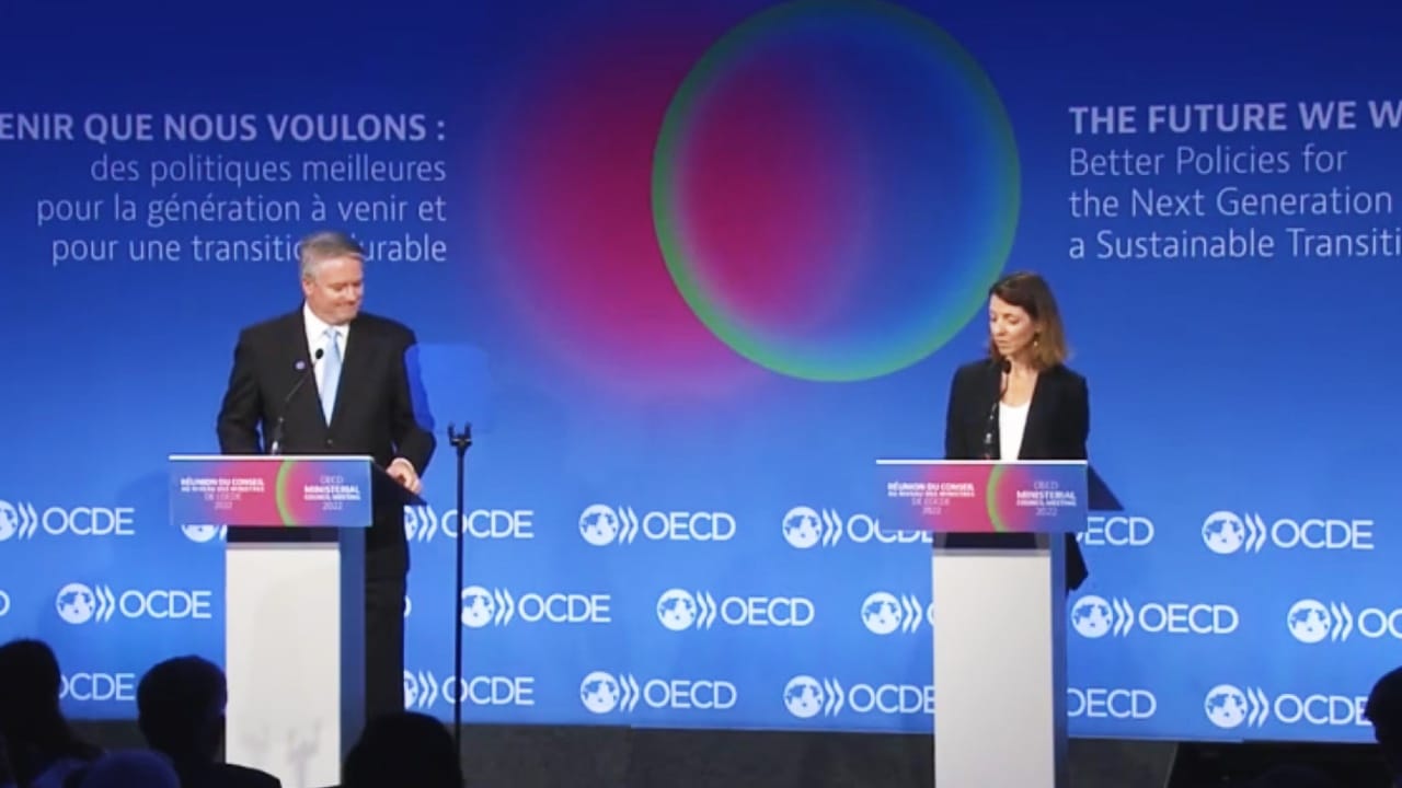 OCDE prevé un año negro para la economía mundial y advierte riesgo de deterioro