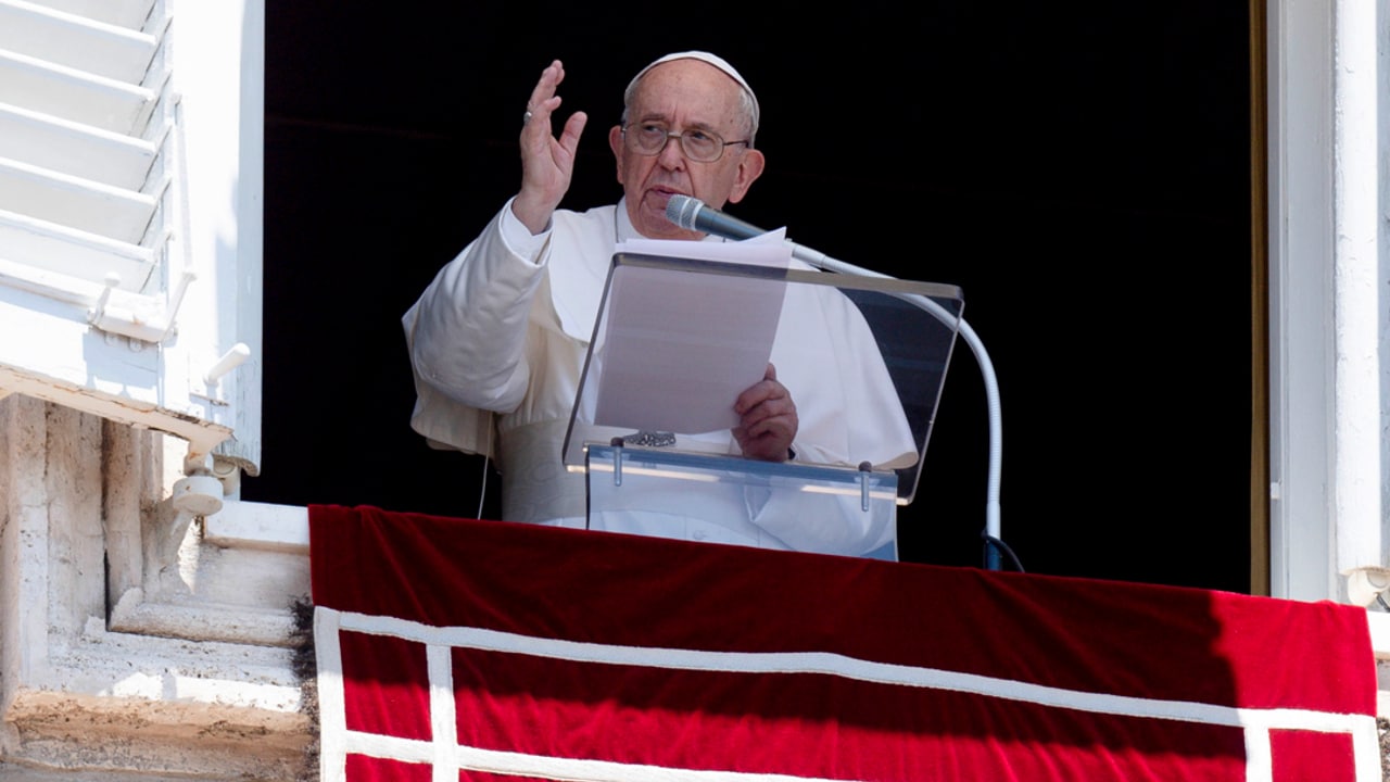 Fotografía del papa Francisco desde Ciudad del Vaticano