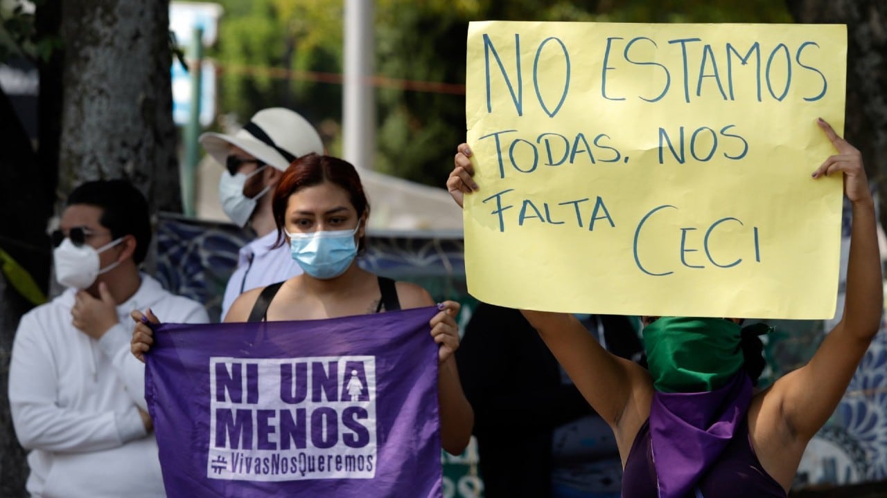 Protestas por el feminicidio de Cecilia Monzón
