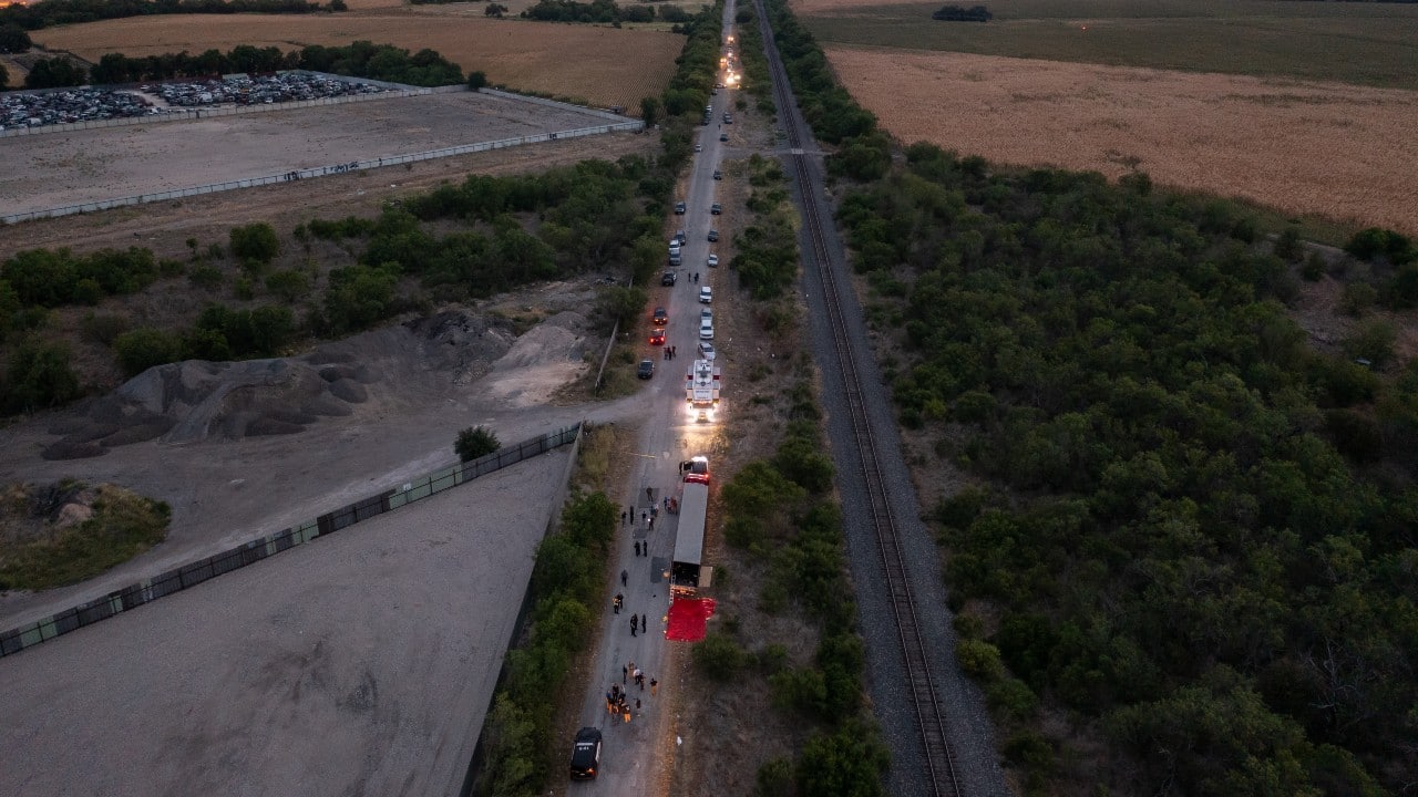 Tráiler de la tragedia en San Antonio, Texas (Getty Images)