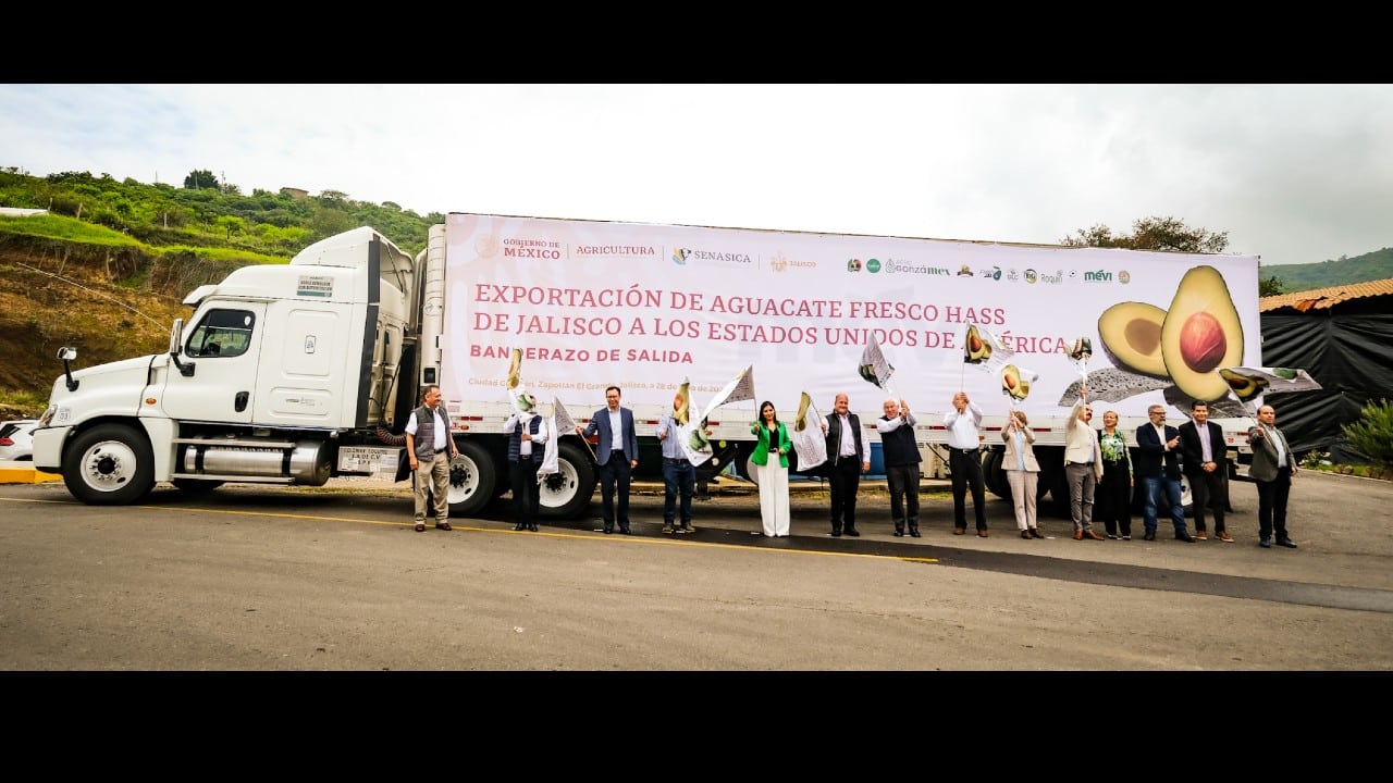 Jalisco exporta el primer embarque de aguacate a Estados Unidos