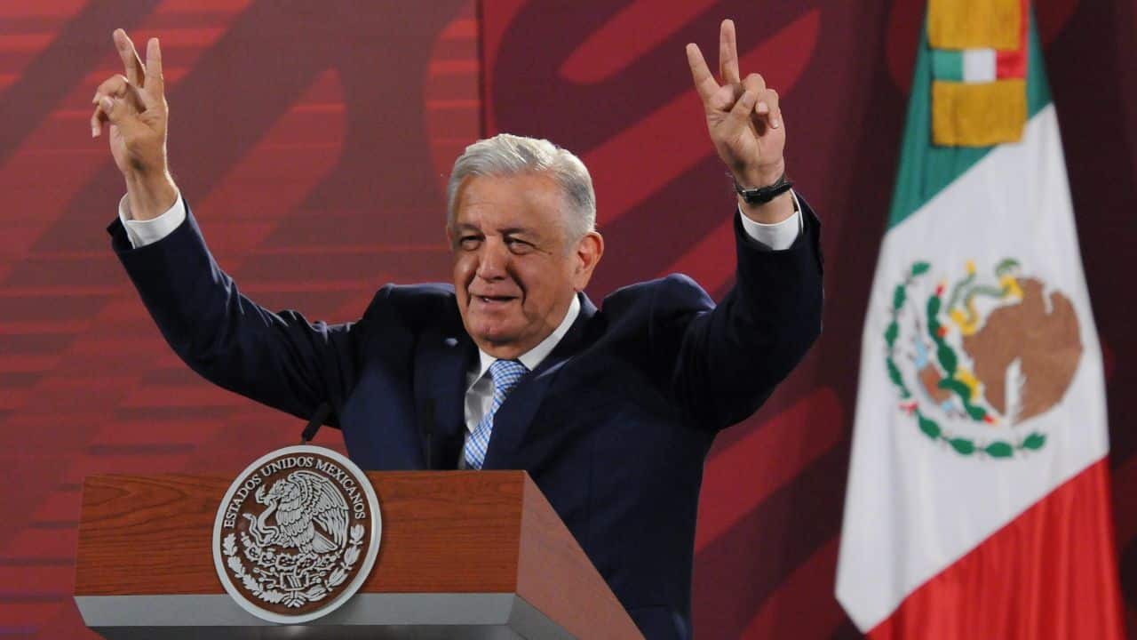Andrés Manuel López Obrador, presidente de México, encabezó la conferencia mañanera