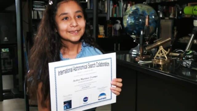 Ashley Martínez, la niña mexicana que descubrió un asteroide y le dará nombre; NASA reconoce el hallazgo