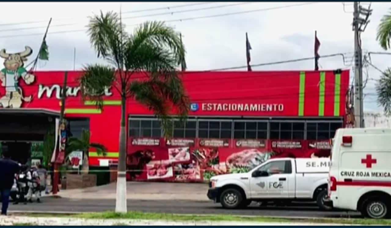 Se desata balacera en carnicería de Colima