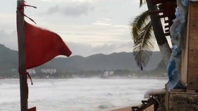 ‘Estelle’ provoca mar de fondo en costas de Colima, Jalisco, Nayarit y Sinaloa
