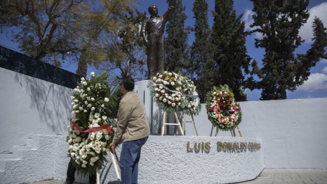 Plaza de la Unidad y la Esperanza ubicada en la colonia Lomas Taurinas, en honor al excandidato a la presidencia de México, Luis Donaldo Colosio Murrieta (Cuartoscuro)