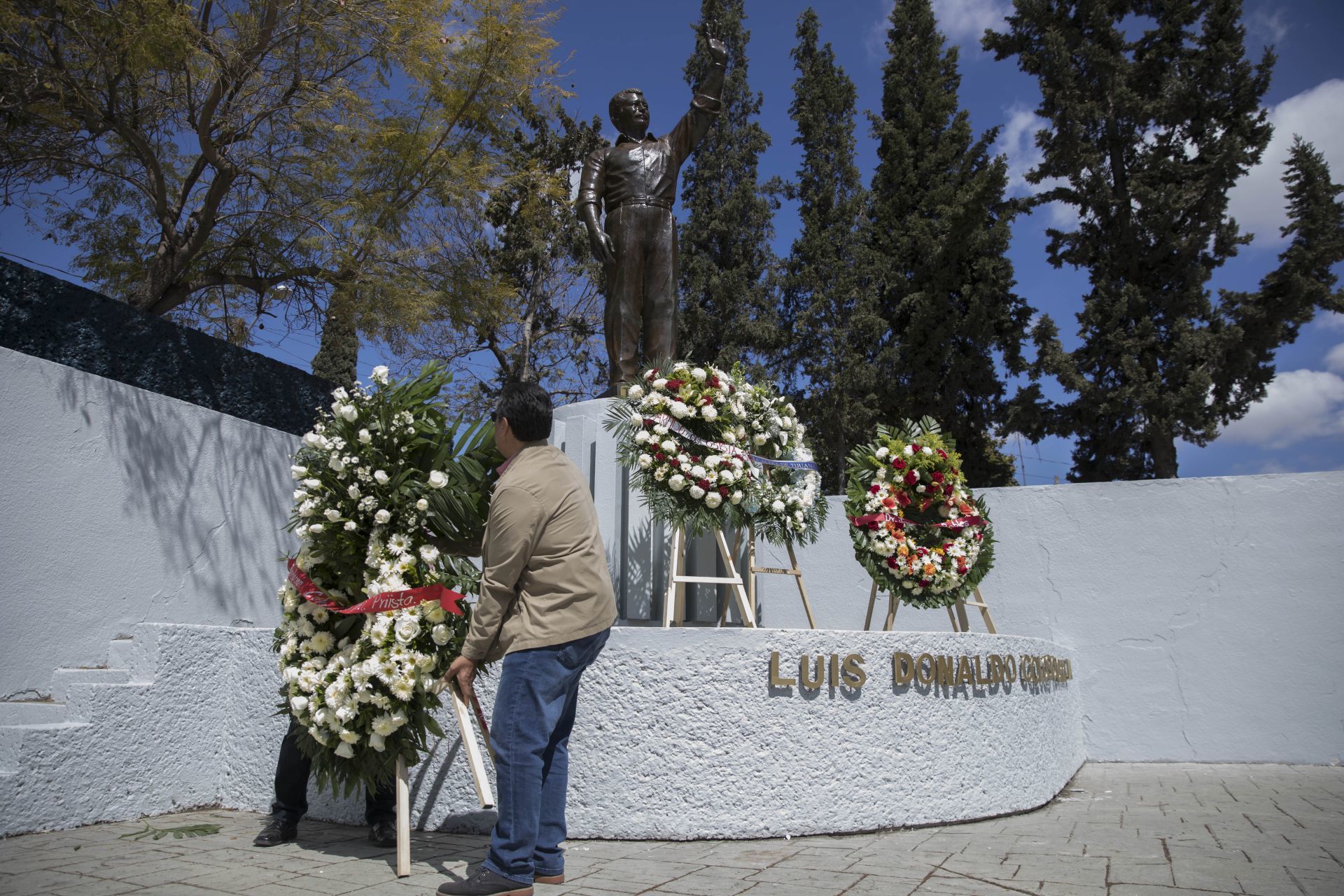 Plaza de la Unidad y la Esperanza ubicada en la colonia Lomas Taurinas, en honor al excandidato a la presidencia de México, Luis Donaldo Colosio Murrieta (Cuartoscuro)