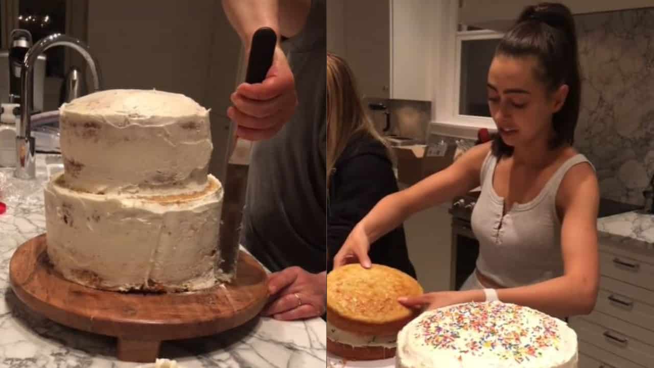 Novia recibe críticas por hacer su propio pastel de boda