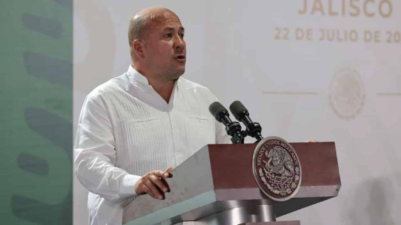 El gobernador de Jalisco, Enrique Alfaro, habló sobre el feminicidio de Luz Raquel Padilla. Fuente: Cuartoscuro