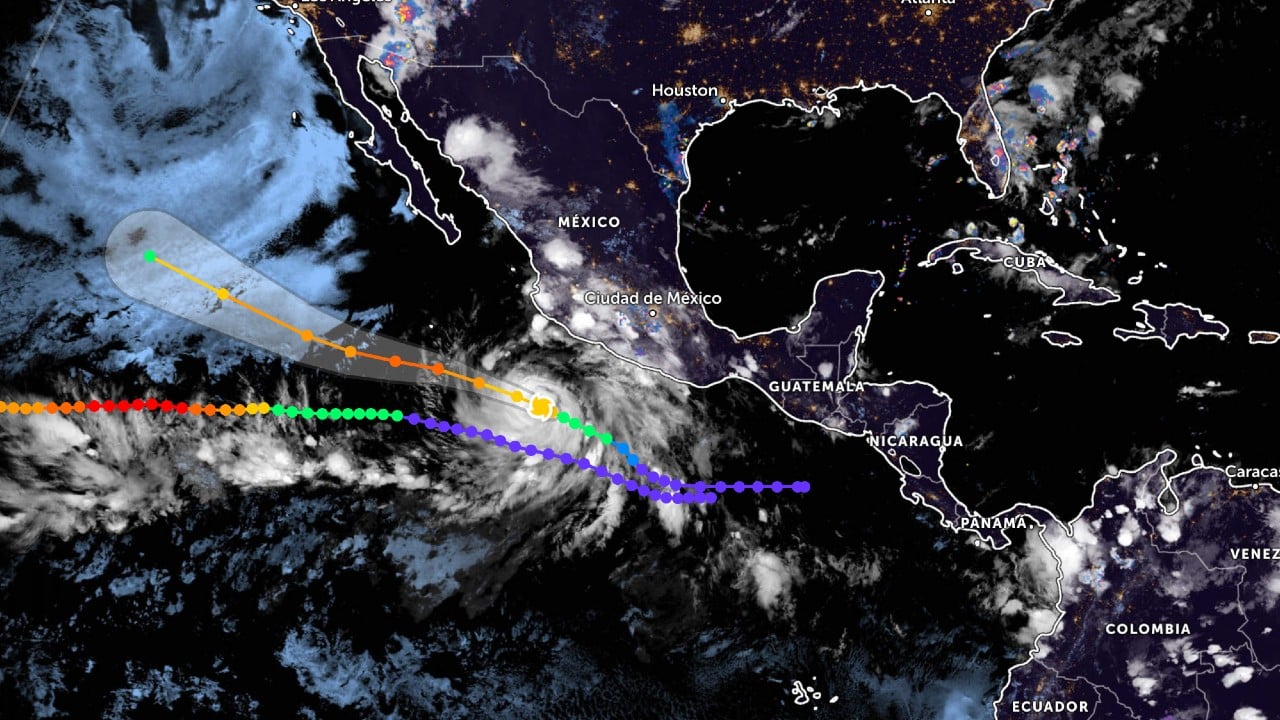 Tormenta tropical Estelle se intensifica a huracán categoría 1