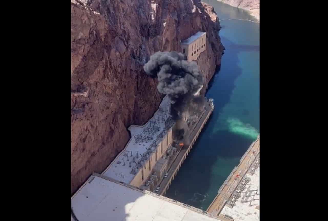 Explosión e incendio en represa Hoover en Nevada, EUA