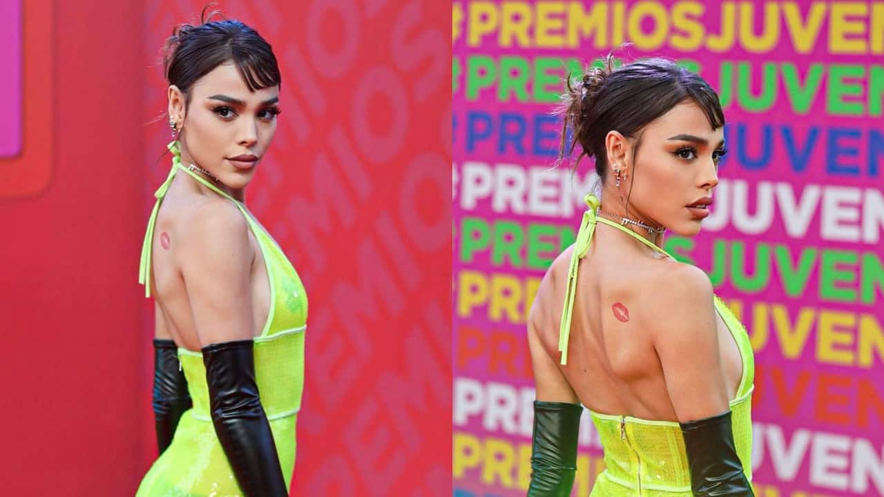 Danna Paola Vestido Amarillo Premios Juventud