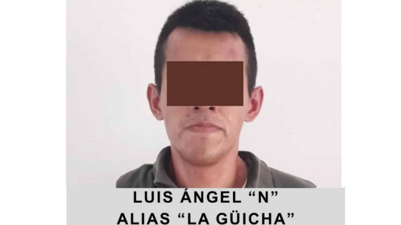 Detención de Luis Ángel "N" “La Güicha”, como el presunto asesino material de la periodista María Elena Ferral (Fiscalía de Veracruz)