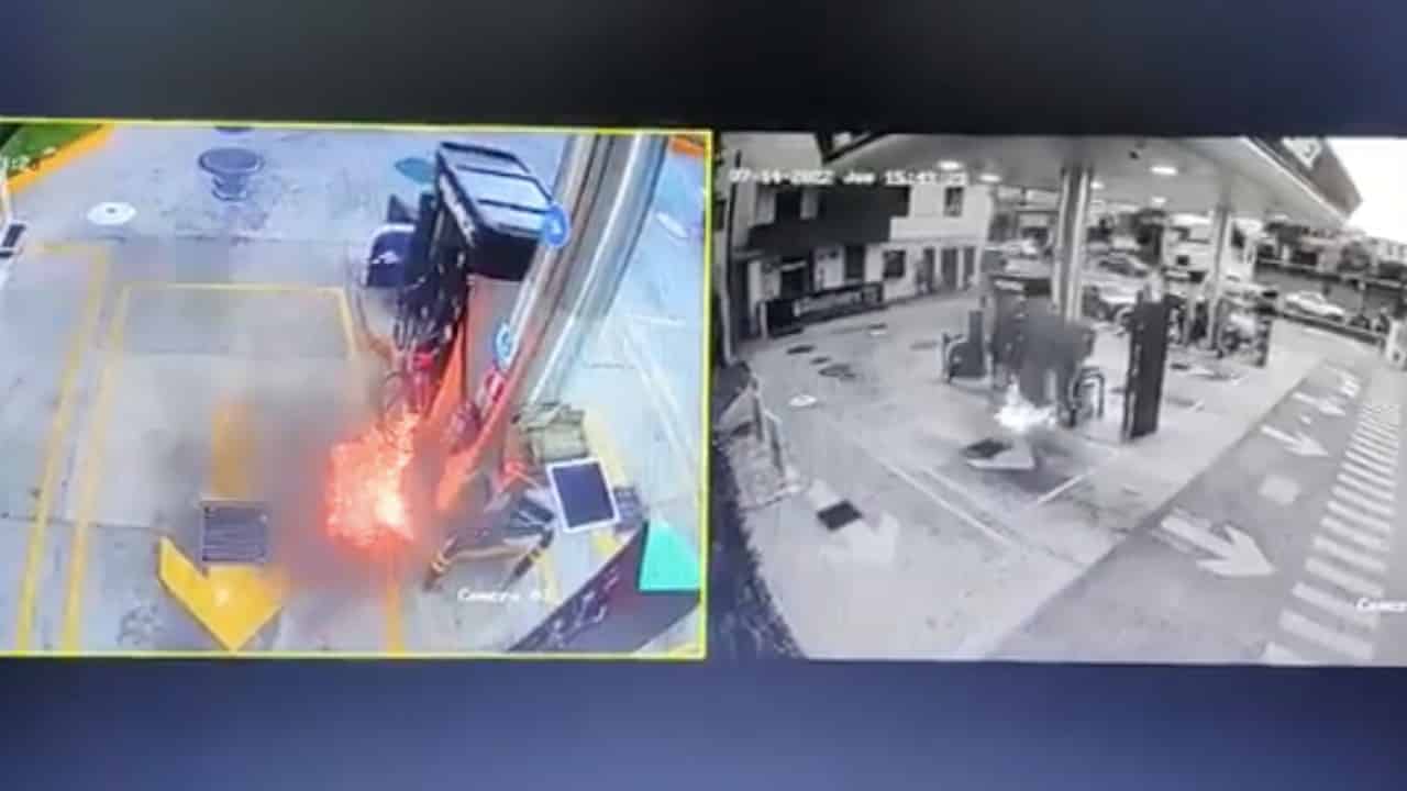 Hombres armados intentan quemar gasolinería en Uruapan, Michoacá